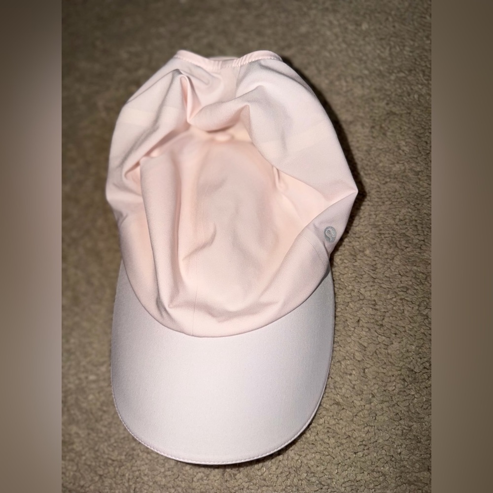 Lululemon Womens Fast and Free Running Hat Flush Pink GUC